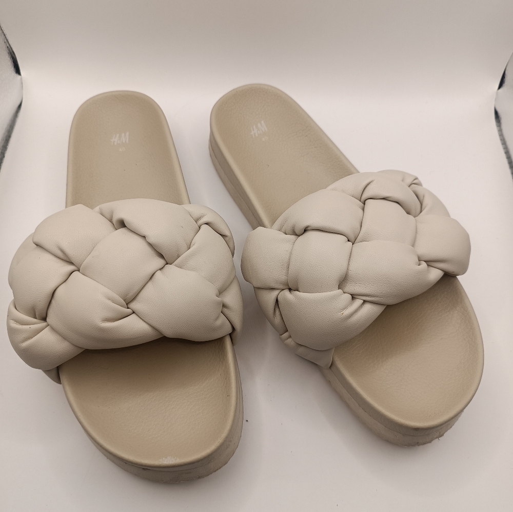 H&M sandals beige 9